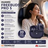 Huawei Teknolojinin Geldiği Son Nokta,freebuds Pro 5 Anc Tws Mavi Kulak Içi Bluetooth Kulaklık - Yapay Zeka Gürültü Engelleme