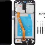 Huawei Uyumlu MATE 20 LİTE Lcd Ekran Dokunmatik Kalite ÇITALI SİYAH + TAMİR SETİ