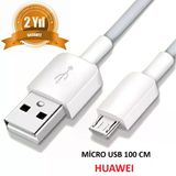 Huawei Veri Kablosu Şarj Kablosu Micro Usb Beyaz Huawei Cep Telefonları İle Uyumlu 100 Cm Dtsıne0011302