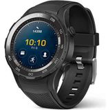 Huawei Watch 2 (Bluetooth) Siyah Spor Bileklikli Akıllı Saat (Nfc, Bluetooth, Wlan, Android Wear™ 2.0) Siyah - Siyah
