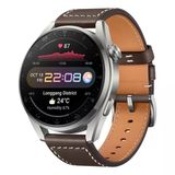 Huawei Watch 3 Pro - 4G Akıllı Saat, 1,43" Amoled Ekran, Esım Telefon, 5 Günlük Pil Ömrü, 7/24 Spo2 Ve Kalp Atış Hızı Ölçümü, Gps, 5Atm, 30 Ay Garanti, Kahverengi Deri Kayış