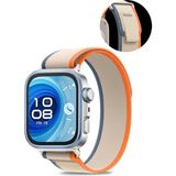 Huawei Watch Fit 3 / Fit 4 / Fit 4 Pro Uyumlu Trail Loop Naylon Örgü Işlemeli Hasır Kordon - Starlight