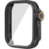 Huawei Watch Fit 3 Uyumlu - Apple Watch Ultra 49mm Kasa Dönüştürücü ve Ekran Koruyucu Zore Watch Gard 33 Siyah