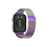 Huawei Watch Fit 3 Uyumlu Kordon Paslanmaz Metal Örgü Kayış Güçlü Mıknatıs Gökkuşağı