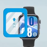 Huawei Watch Fit 4 Pro Ile Uyumlu Kolay Takılabilir Takma Aparatlı Temperli Cam Ekran Koruyucu - Şeffaf