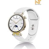 Huawei Watch Gt 2 42MM /gt 3 42MM / Gt 3 Elegant 42MM Liquid Silikon Kordon 20MM - Beyaz