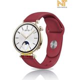 Huawei Watch Gt 2 42MM /gt 3 42MM / Gt 3 Elegant 42MM Liquid Silikon Kordon 20MM - Bordo