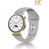 Huawei Watch Gt 2 42MM /gt 3 42MM / Gt 3 Elegant 42MM Liquid Silikon Kordon 20MM - Gri
