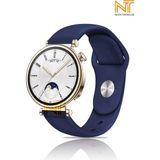 Huawei Watch Gt 2 42MM /gt 3 42MM / Gt 3 Elegant 42MM Liquid Silikon Kordon 20MM - Lacivert