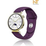 Huawei Watch Gt 2 42MM /gt 3 42MM / Gt 3 Elegant 42MM Liquid Silikon Kordon 20MM - Mürdüm