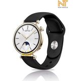 Huawei Watch Gt 2 42MM /gt 3 42MM / Gt 3 Elegant 42MM Liquid Silikon Kordon 20MM - Siyah