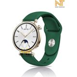 Huawei Watch Gt 2 42MM /gt 3 42MM / Gt 3 Elegant 42MM Liquid Silikon Kordon 20MM - Yeşil