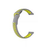 Huawei Watch Gt 2 46 Mm Icin Delikli Silikon Kordon Gri Sari