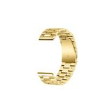 Huawei Watch Gt - Gt 2 46 - Gt 2 46 Pro Icin Metal Tokali Disli Kordon Gold