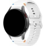 Huawei Watch Gt Gt2 Gt3 Gt4 42MM - Honor Magic 2 Uyumlu 20MM Spor Silikon Kordon Kayış - Huawei 20mm - Beyaz