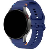 Huawei Watch Gt Gt2 Gt3 Gt4 42MM - Honor Magic 2 Uyumlu 20MM Spor Silikon Kordon Kayış - Huawei 20mm - Lacivert