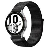 Huawei Watch GT GT2 GT3 GT4 42mm/Honor Magic 2 ile uyumlu Kordon Hasır Band Siyah-Beyaz