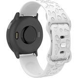 Huawei Watch Gt Gt2 Gt3 Gt4 42MM/MAGIC 2/amazfit 20MM Kordon Leopar Desen Yumuşak Silikon Kordon - Beyaz - Huw 20mm