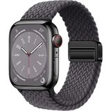 Huawei Watch GT GT2 GT3 GT4 GT5 42mm/Honor Magic 2 Kordon Magnet Örgü Strap - Koyu Gri - Huw 20mm