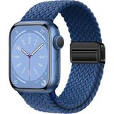 Huawei Watch GT GT2 GT3 GT4 GT5 42mm/Honor Magic 2 Kordon Magnet Örgü Strap - Lacivert - Huw 20mm