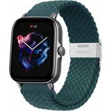 Huawei Watch GT GT2 GT3 GT4 GT5 42mm/Honor Magic 2 Kordon Metal Klipsli Flexi Örgü - Petrol Mavisi - Huw 20mm