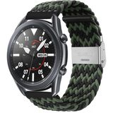 Huawei Watch GT GT2 GT3 GT4 GT5 42mm/Honor Magic 2 Kordon Metal Klipsli Flexi Örgü - Siyah - Yeşil - Huw 20mm
