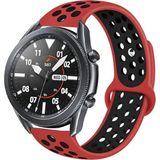 Huawei Watch GT GT2 GT3 GT4 GT5 42mm/Honor Magic 2 Kordon Nike Spor Kordon - Siyah - Kırmızı - Huw 20mm
