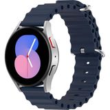 Huawei Watch GT GT2 GT3 GT4 GT5 42mm/Honor Magic 2 Kordon Ocean Silikon Kordon 20mm - Lacivert - Huw 20mm
