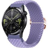 Huawei Watch GT GT2 GT3 GT4 GT5 42mm/Honor Magic 2 Kordon Örgü Tokalı Kordon - Lila - Huw 20mm