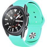 Huawei Watch GT GT2 GT3 GT4 GT5 42mm/Honor Magic 2 Kordon Silikon Spor Kordon - Turkuaz - Huw 20mm