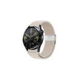 Huawei Watch Gt2 Gt2e Gt2 Pro Gt3 Se Elite Gt3Pro Gt4 46mm Uyumlu 22mm Metal Klipsli Flexıble Kordon Krem