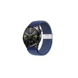Huawei Watch Gt2 Gt2e Gt2 Pro Gt3 Se Elite Gt3Pro Gt4 46mm Uyumlu 22mm Metal Klipsli Flexıble Kordon Mavi Kırçıllı