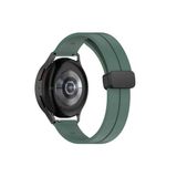 Huawei Watch Gt2 Gt2e Gt2Pro Gt3Se Elite Gt3Pro Gt4 46mm Uyumlu 22 mm Silikon Magnet Kordon Haki Yeşil