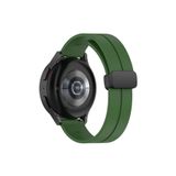 Huawei Watch Gt2 Gt2e Gt2Pro Gt3Se Elite Gt3Pro Gt4 46mm Uyumlu 22 mm Silikon Magnet Kordon Yeşil