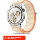 Huawei Watch Gt2 Pro / Gt3 / Gt3 Pro / Gt4 / Gt5 / Gt5 Pro / Gt6 / Gt6 Pro 46mm Uyumlu Kordon 22mm - Bej - Huawei Watch Gt2 / Gt2 Pro / Gt3 / Gt3 Pro / Gt4 / Gt5 / Gt5 Pro