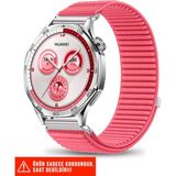 Huawei Watch Gt2 Pro / Gt3 / Gt3 Pro / Gt4 / Gt5 / Gt5 Pro / Gt6 / Gt6 Pro 46mm Uyumlu Kordon 22mm - Pembe - Huawei Watch Gt2 / Gt2 Pro / Gt3 / Gt3 Pro / Gt4 / Gt5 / Gt5 Pro 46mm