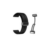 Huawei Watch GT3 42 mm-GT2 42 mm Uyumlu Silikon Magnet Kordon(Güçlü Mıknatıs) Yeşil