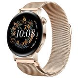 Huawei Watch Gt3 Elegant 42MM / Gt2 42MM Uyumlu Manyetik Milanese Loop Metal Saat Kordonu – 20MM - Rose Gold