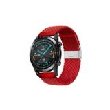 Huawei Watch GT4 41 mm Uyumlu 18mm Metal Klipsli Flexıble Kordon Kırmızı