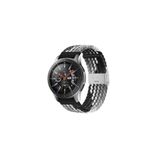 Huawei Watch GT4 41 mm Uyumlu 18mm Metal Klipsli Flexıble Kordon Siyah Karışık Renk