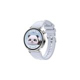 Huawei Watch GT4 41 mm ve GT5 41 mm ile Uyumlu 18 mm Kordon Ayarlanabilir Tokalı Soft Silikon Kayış Açık Mavi