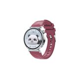 Huawei Watch GT4 41 mm ve GT5 41 mm ile Uyumlu 18 mm Kordon Ayarlanabilir Tokalı Soft Silikon Kayış Mürdüm