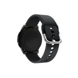 Huawei Watch GT4 41mm [18mm] Uyumlu A+Kalite Metal Tokalı Yumuşak Jel Silikon Kayış Kordon Siyah