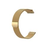 Huawei Watch GT4 41mm (18mm) Uyumlu Mıknatıslı Metal Hasır Örgü Kordon Retro Gold
