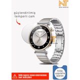 Huawei Watch Gt4 41MM Uyumlu Kolay Uygulama Aparatlı Temperli Cam Ekran Koruyucu - Huawei Watch Gt 4 41mm - Şeffaf