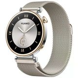 Huawei Watch Gt4 41Mm Uyumlu Manyetik Milanese Loop Metal Kordon Starlight