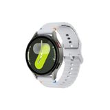 Huawei Watch Gt4 46mm İle Uyumlu (22 mm) Dalgalı Dikiş Detaylı Silikon Saat Kordonu Gri 46 mm