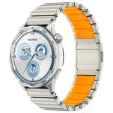 Huawei Watch Gt4 46Mm Uyumlu Kordon Metal Kasa Silikon İç Kısım Tasarım