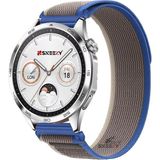 Huawei Watch Gt4 46Mm Uyumlu Kordon Trail Loop Yumuşak Kumaş Kordon Mavi