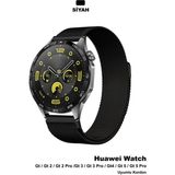 Huawei Watch Gt4 Gt5 46MM Uyumlu Hasır Metal Kordon Kayış (22MM)